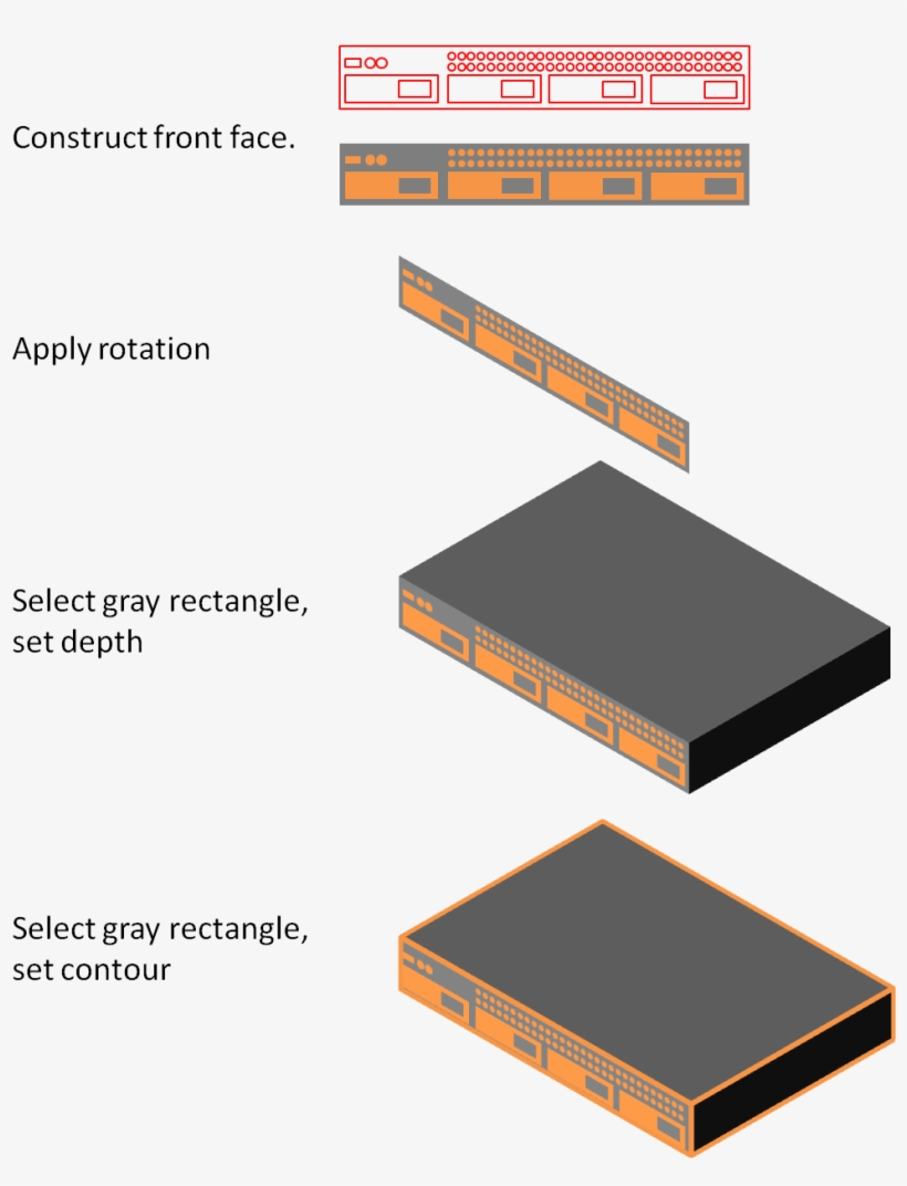 The Server Stack Is Made By Duplicating And Aligning - Diagram, transparent png download