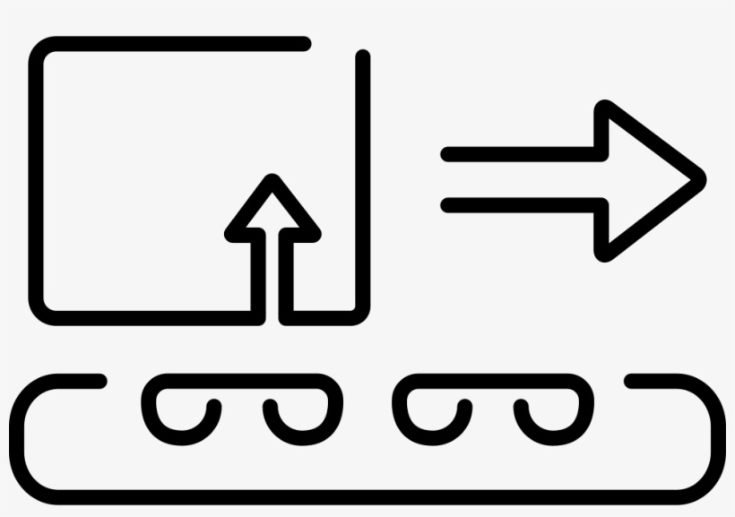 Logistics Package Transportation On Conveyor Band Comments - Pedal Bici Missatgeria, transparent png download