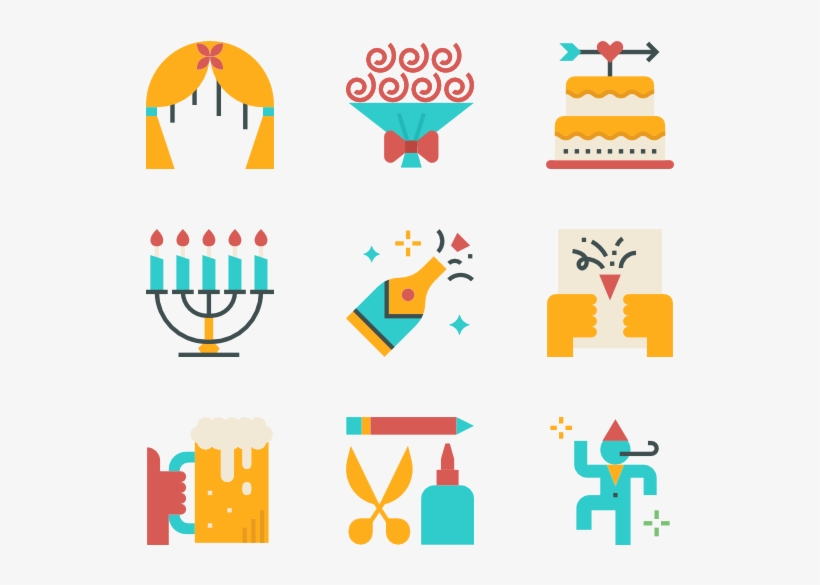 Celebration 36 Icons - Celebration - Single Version, transparent png download