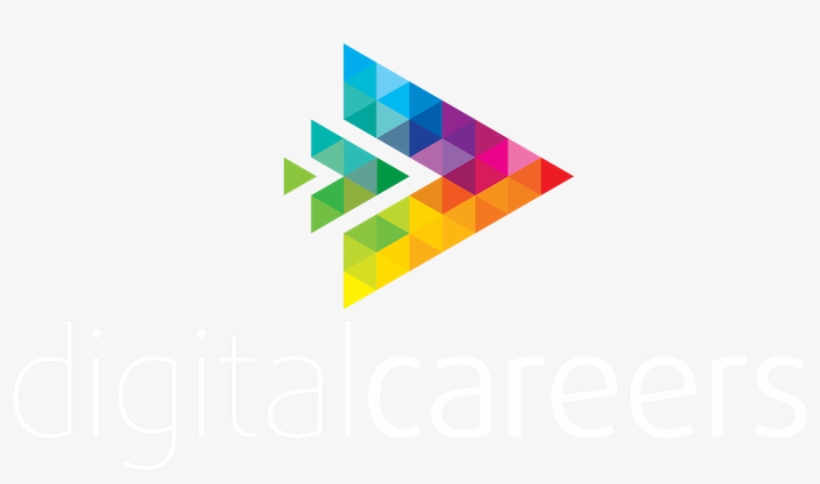 Digital Careers Rgb Logo Inverted Colour Clear Bground - Digital Careers, transparent png download