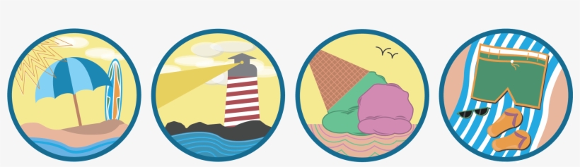 How To Store Summer Gear August Blog 2016 Icons-02 - Summer, transparent png download