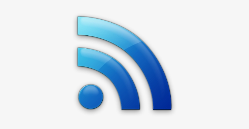 Blue Jelly2 Rss - Graphic Design, transparent png download