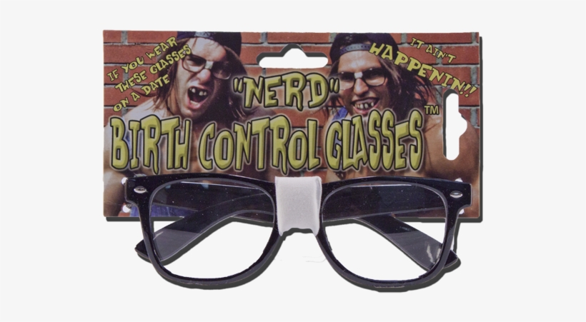 10085 Nerd Glasses - Nerd Birth Control Glasses, transparent png download