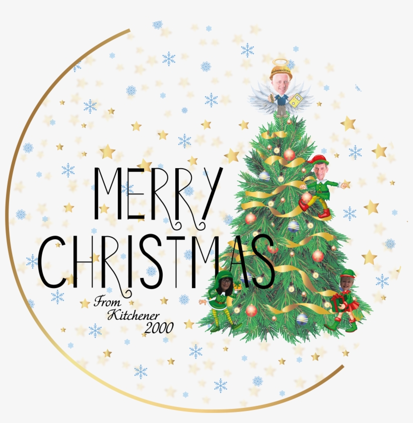 Merry Christmas 2017-01 - Christmas Tree, transparent png download