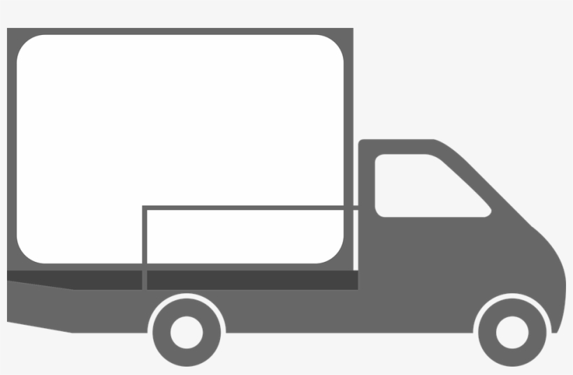 Car, Van, Advertising Van, Wheels, Advertising, Icon - Van Advertising Png, transparent png download