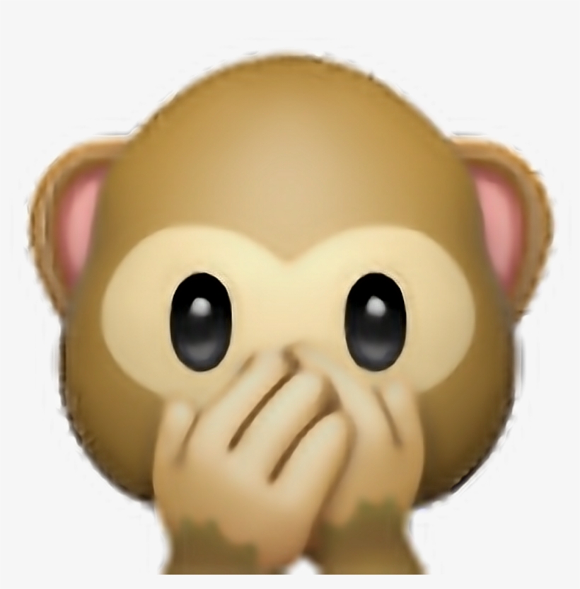 Tumblr Overlays Transparent Emoji - 🐵 Emoji, transparent png download