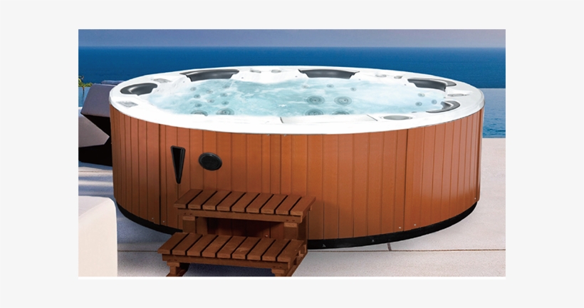 It's A Classic Shape, Barrel Style Spa That Entertains - Bathtub, transparent png download