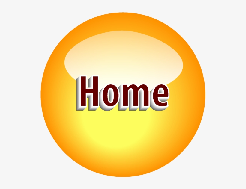 Png Button Orange Home Icon, transparent png download
