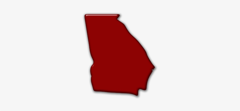 034060 Simple Red Glossy Icon Culture State Georgia, transparent png download