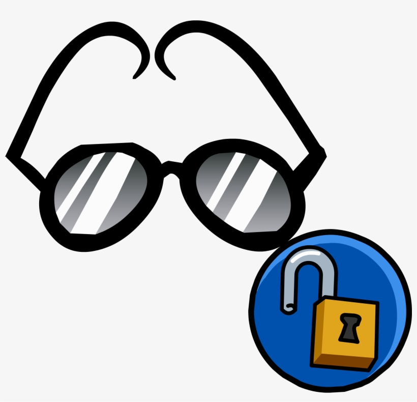 Grim Glasses - Club Penguin Gary Glasses, transparent png download