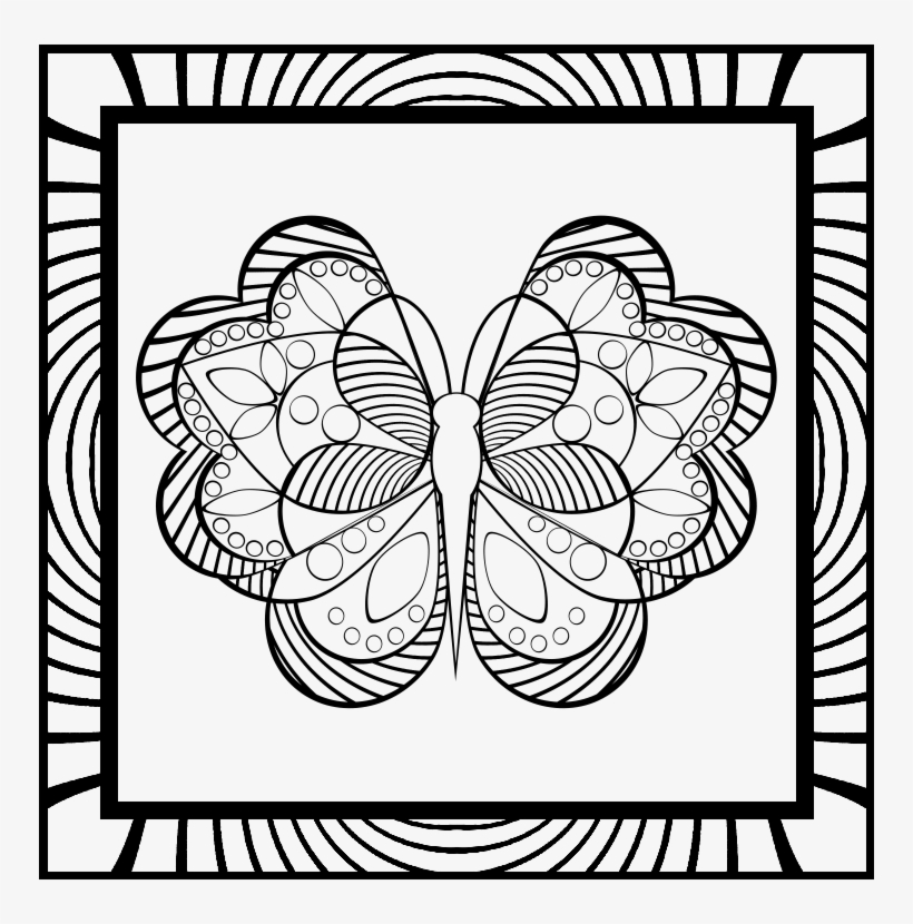 Police Badge Outline - Coloring Book, transparent png download