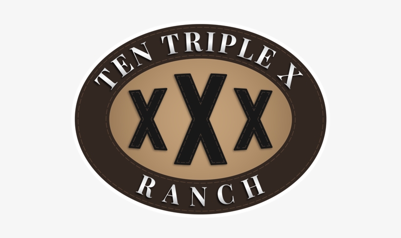 Ten Xxx Logo Outline - Emblem, transparent png download