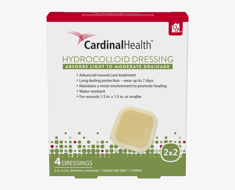 Cardinal Health - Cardinal Health Hydrocolloid 2in X 2in, transparent png download
