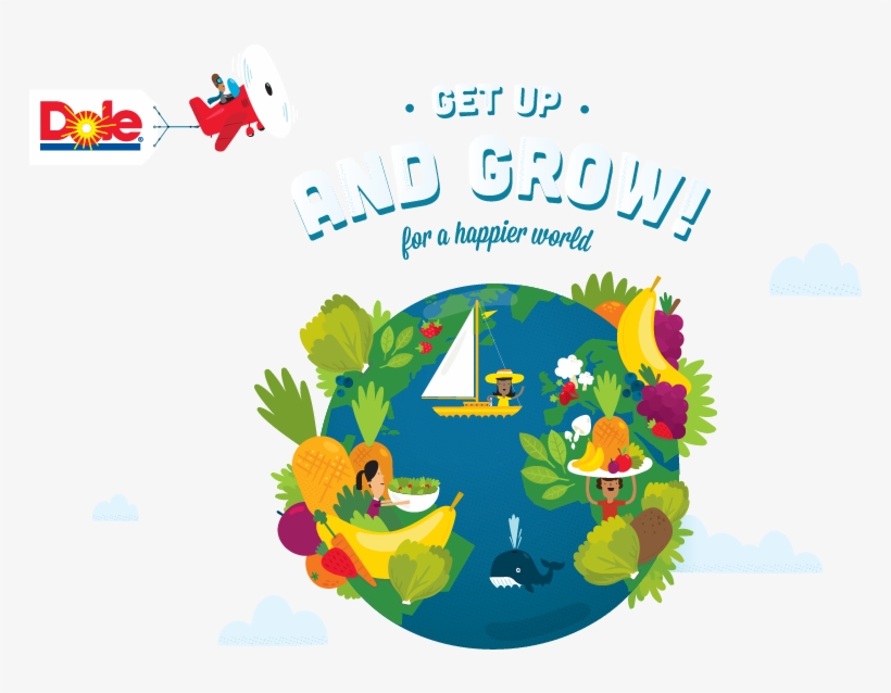 Dole Get Up And Grow - Product Sample, transparent png download