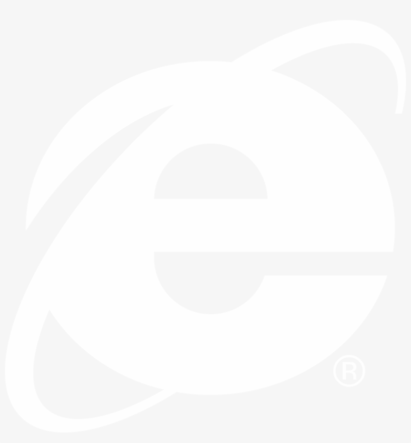 Internet Explorer 2 Logo Black And White - Crowne Plaza White Logo, transparent png download