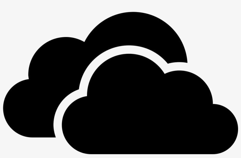 There Are Two Fluffy Clouds Overlapping One Another - Office 365 Onedrive Logo, transparent png download