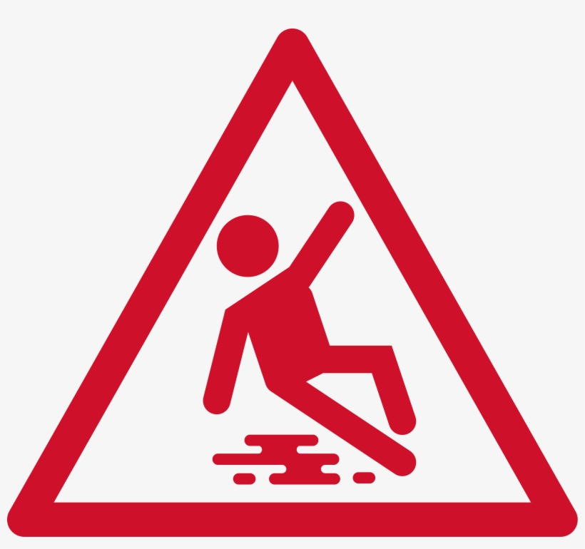 Reduce Slips & Falls At - Traffic Sign, transparent png download