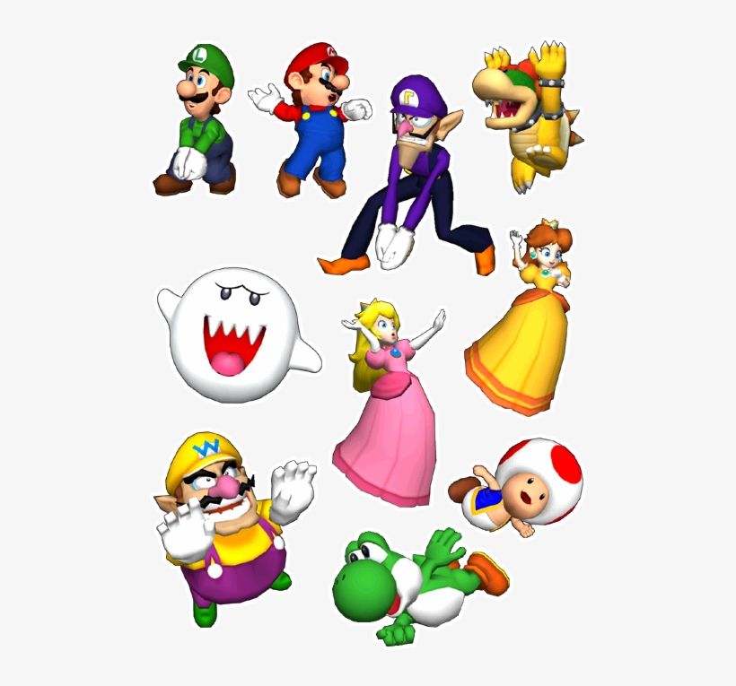 Beach Volleyball Preview Pictures From Mario Party - Cartoon, transparent png download