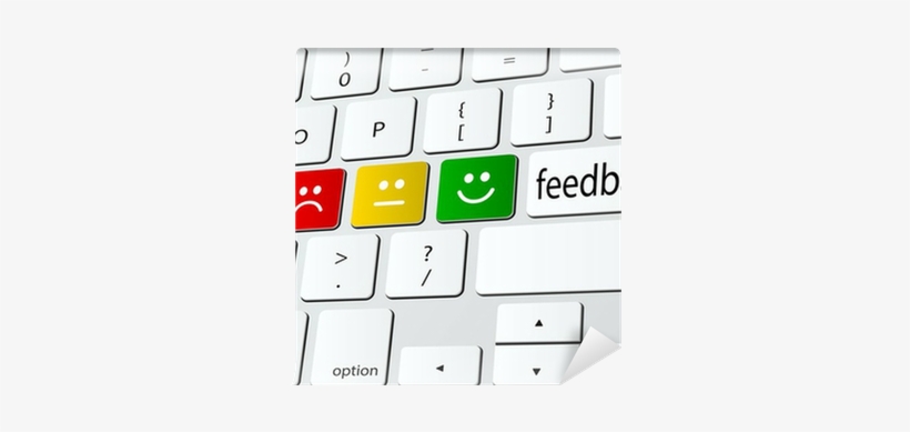 Online Feedback Computer Keyboard Icon Wall Mural • - Cuestionario On Line, transparent png download