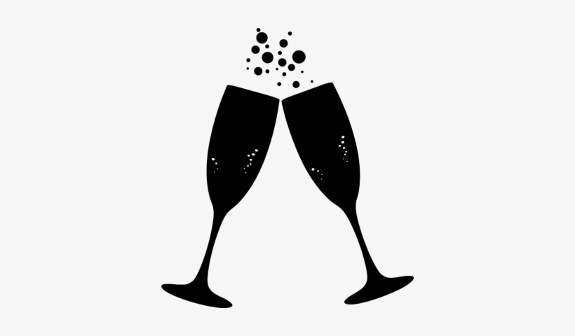 Clinking Glasses Clip Art, transparent png download