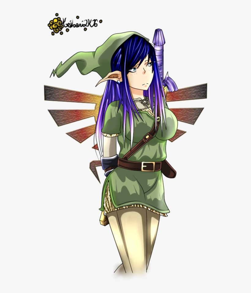 "link Bruh Bt" By Keilani2k76 Http - Hylian Crest, transparent png download