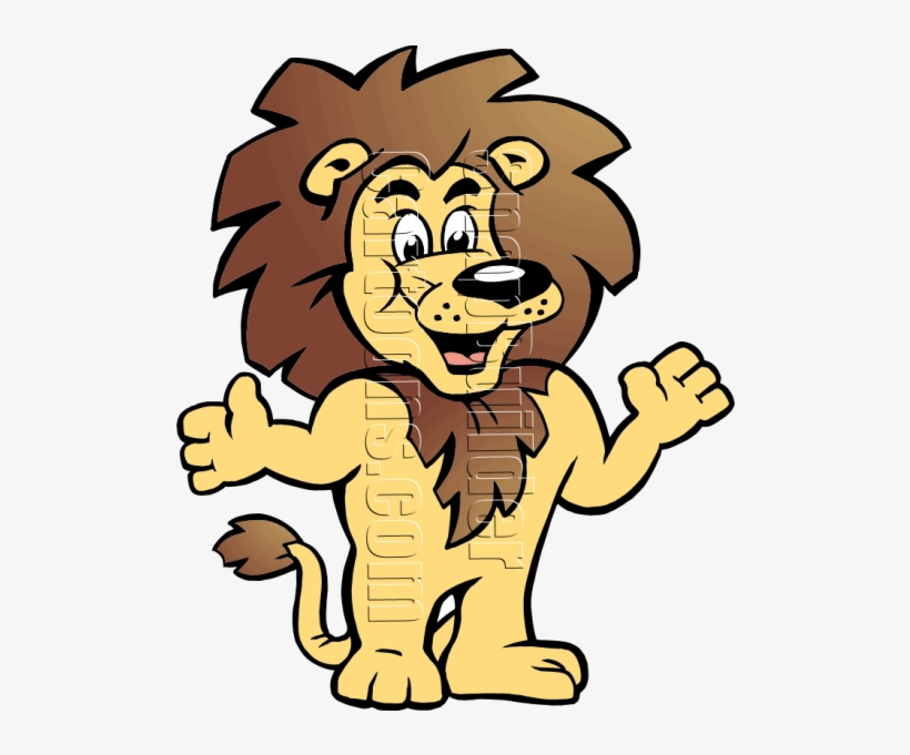 Stickertalk 10in X 3in Red You Cant Hide That Lion, transparent png download