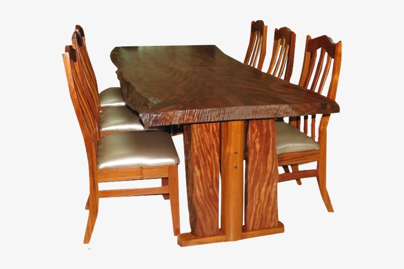 Tree Trunk Table - Chair, transparent png download