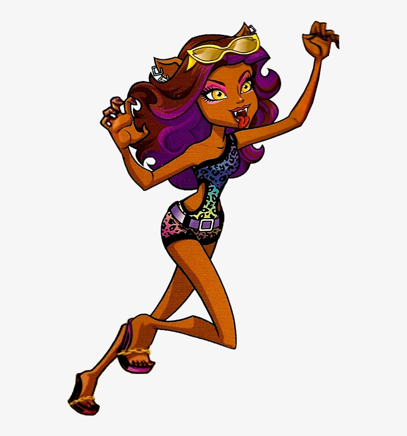 Gloom Beach - Monster High Clawdeen Beach, transparent png download