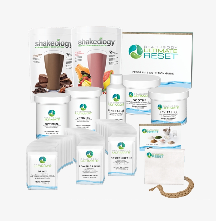 Ultimate Reset® Challenge Pack - Beachbody Ultimate Reset, transparent png download
