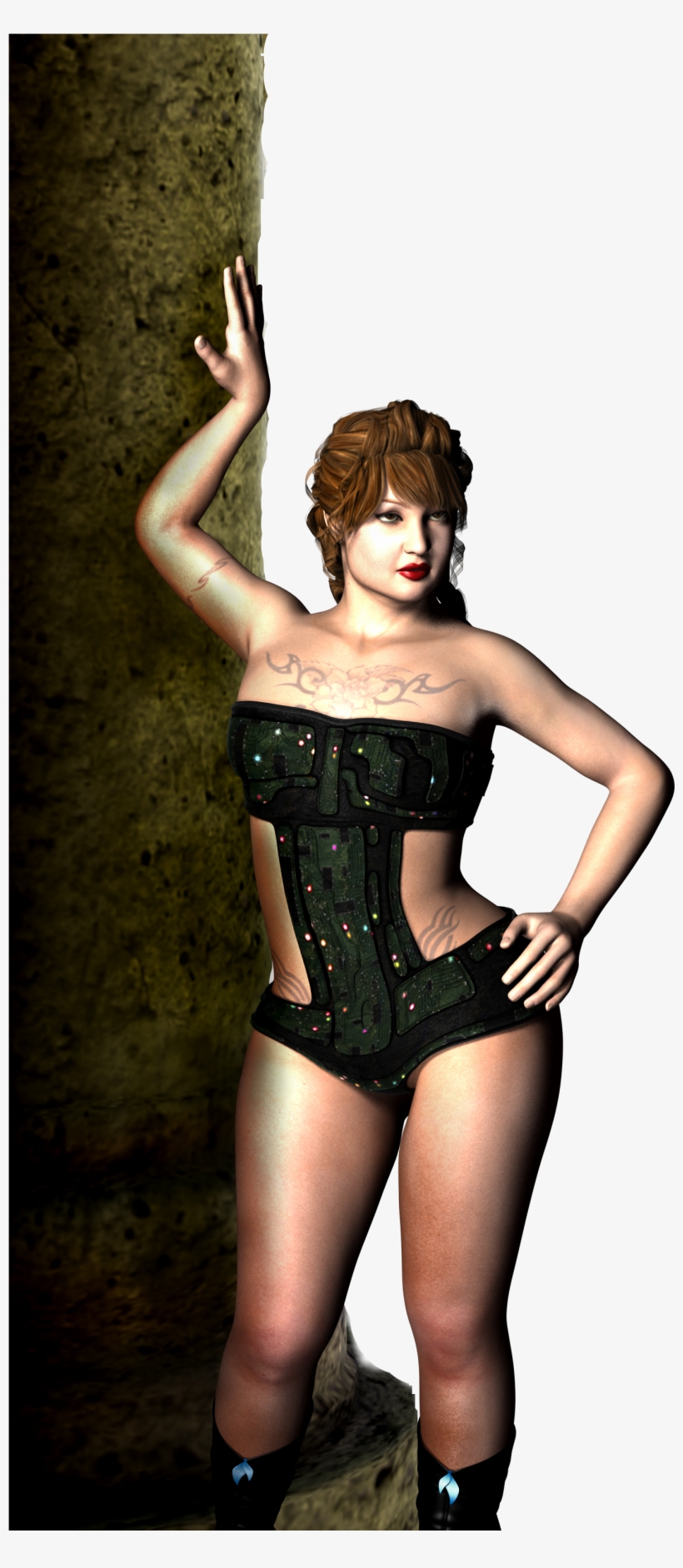 Warrior Fighter Woman Posing Girl 1005386 - Cosplay, transparent png download