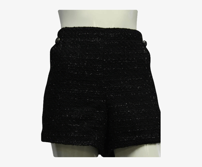 Jennifer Lopez Black Starlet Shorts Size 16 - Briefs, transparent png download