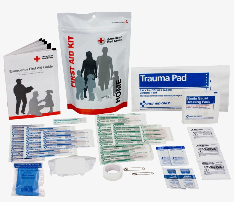Home First Aid Zip Kit Home First Aid Zip Kit Home - American Red Cross 720007 Plastic Home First Aid Zip, transparent png download
