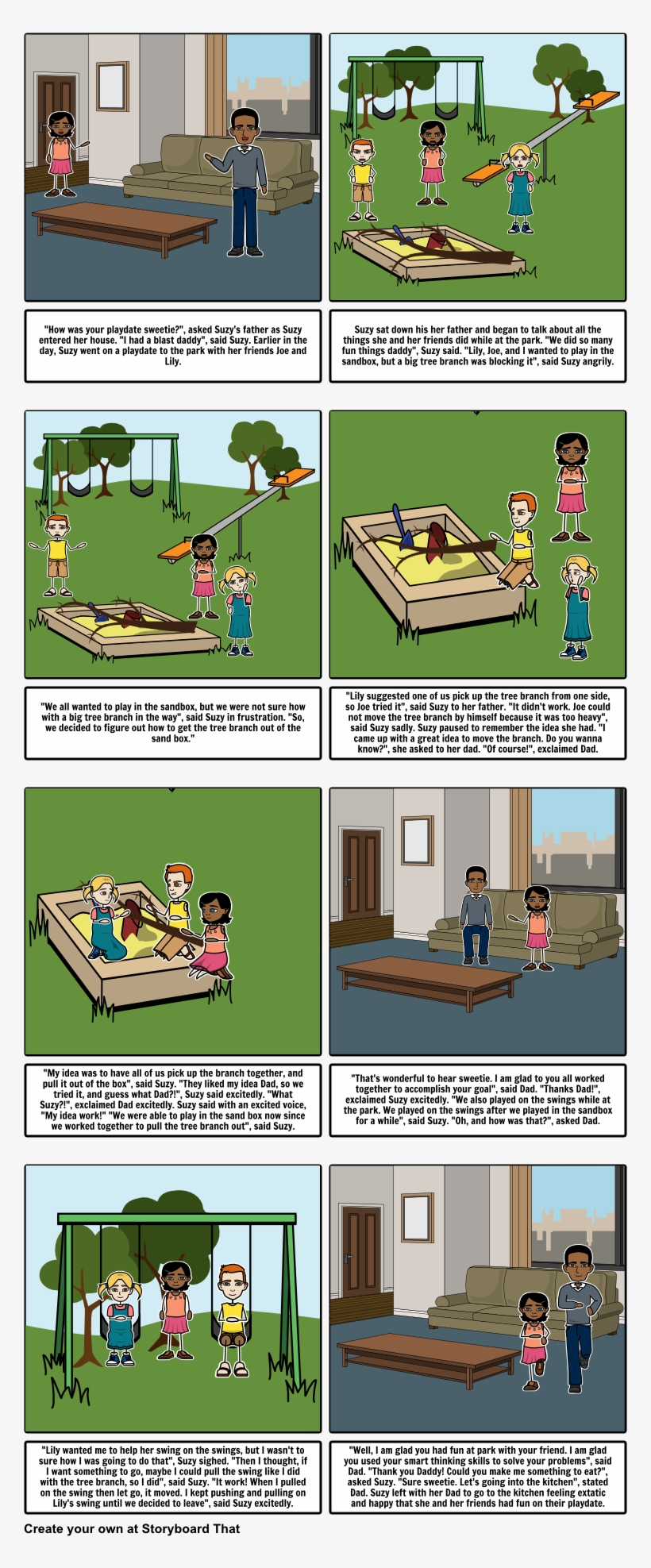 Suzy's Playdate In The Park Outside - Play Date, transparent png download