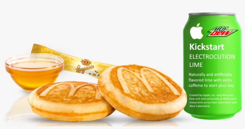 Mcdonald's Sweet Mcgriddles With Syrup Dip - Mcgriddles, transparent png download