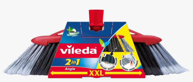 2in1 Double Angle Broom - Vileda, transparent png download