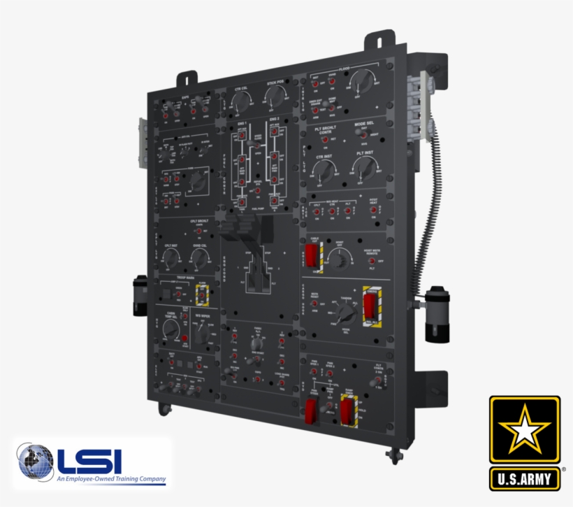 Cockpitoverheadpanel2 - Us Army, transparent png download