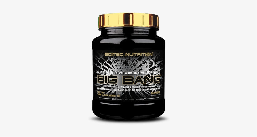 54 Active Ingredient Pre-workout Stimulant Scitec Nutrition - Scitec Big Bang Preworkout, transparent png download