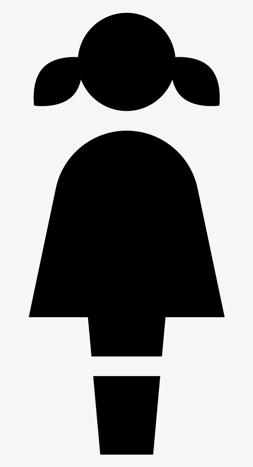 School Girl Filled Icon - Group Girl Icon Png, transparent png download