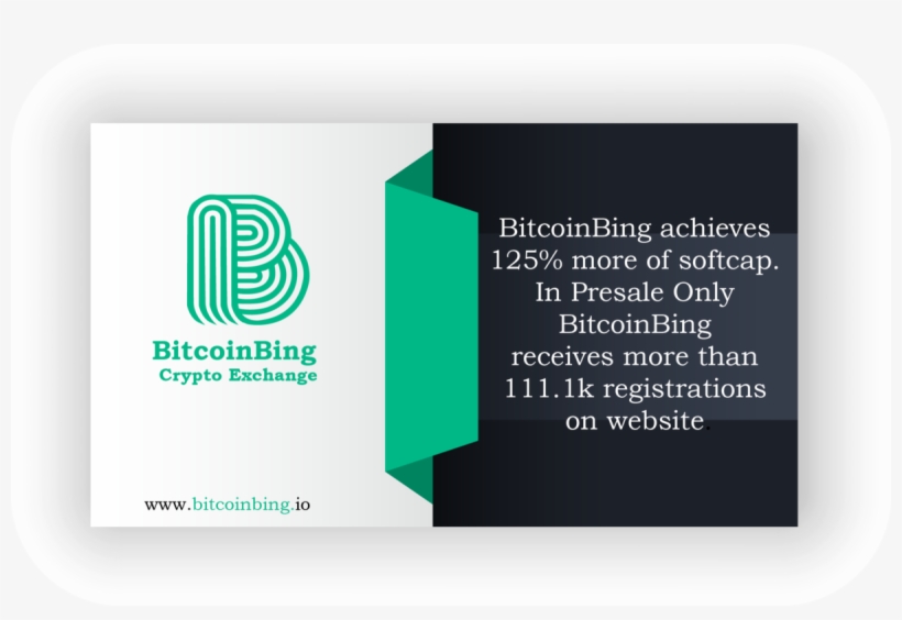 Bitcoinbing Crypto-currency Exchange Growing Like Bigbang - Graphic Design, transparent png download