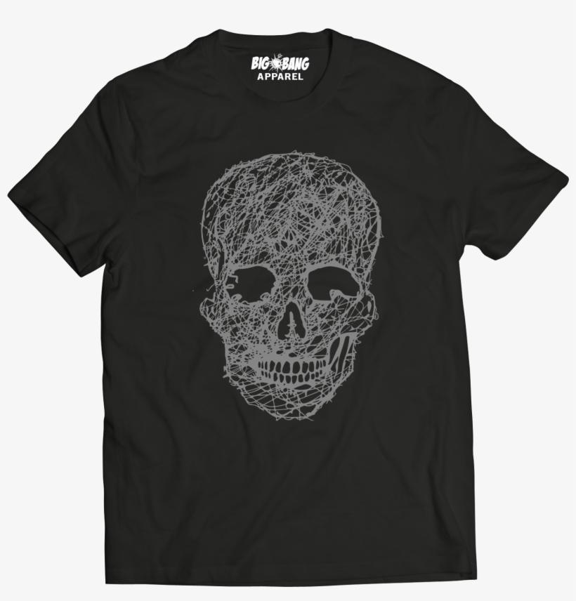 Big Bang Apparel Skull Shirt - Spacex Shirt, transparent png download