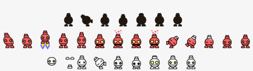 Rhtb Small Fillbots - Rhythm Heaven Megamix Fillbots, transparent png download