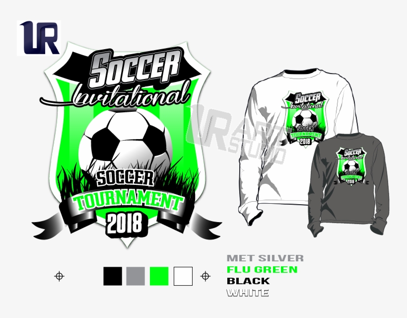 Print 2018 Soccer Invitational Tournament Tshirt Vector - Splash T Shirt Vector, transparent png download