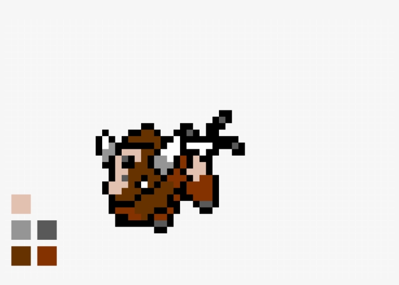 Tauros - Pixel Art Tauros Pokemon, transparent png download