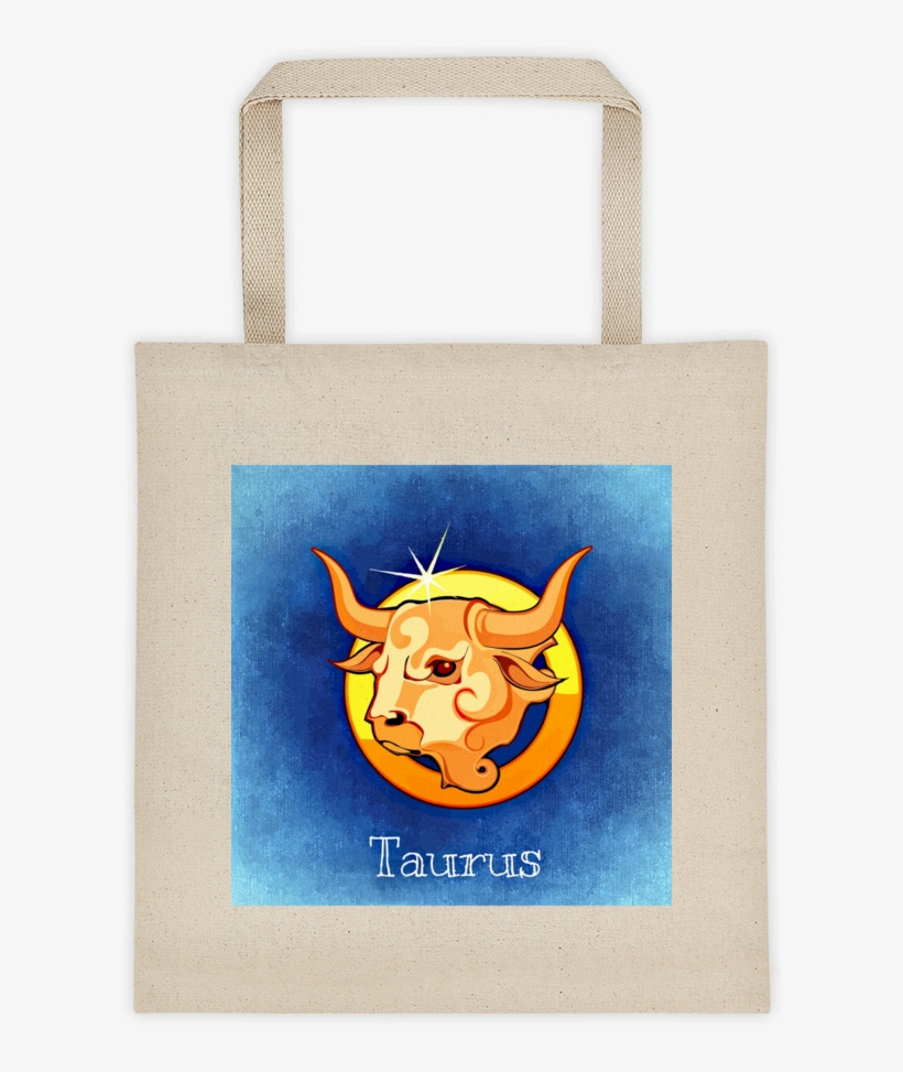 Taurusdrawing2 2400px Mockup Natural Original - Tote Bag, transparent png download
