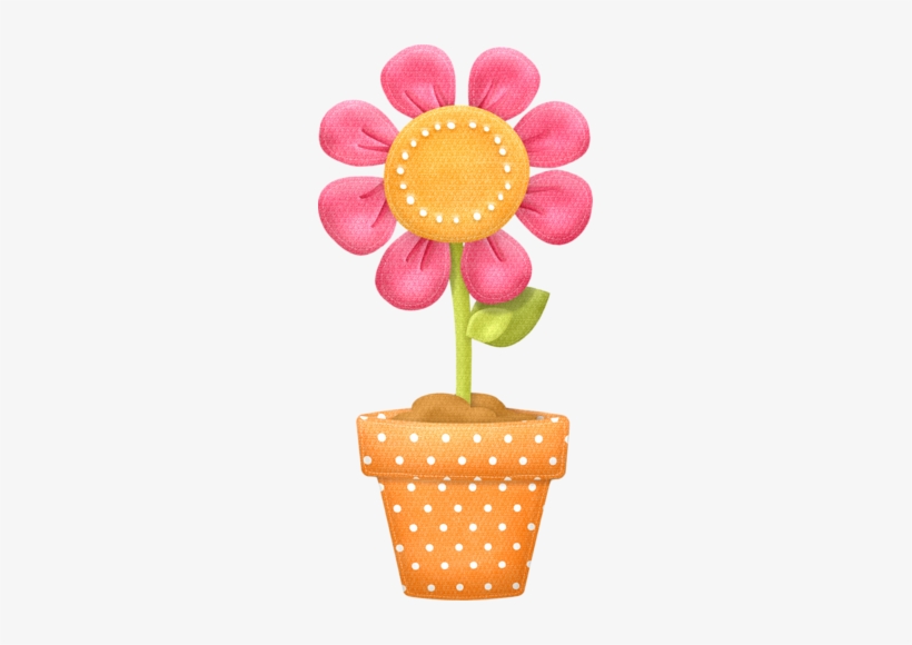 One Birdie Lane Collection In 2018 - Flower In A Pot Clipart, transparent png download