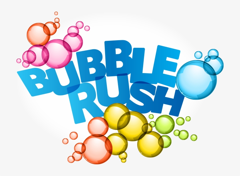 Logo Bubble Rush - Bubble Rush 2018 Colchester, transparent png download
