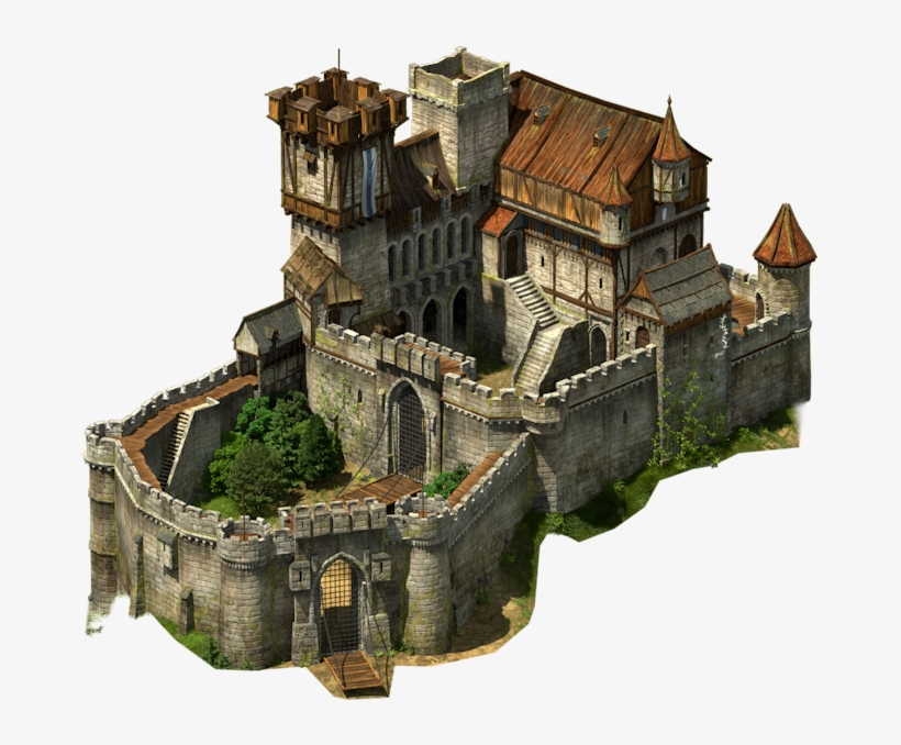 My Headquarters Level Is On 22 And This Is My Picture - Dioramas De Castelos Medievais, transparent png download