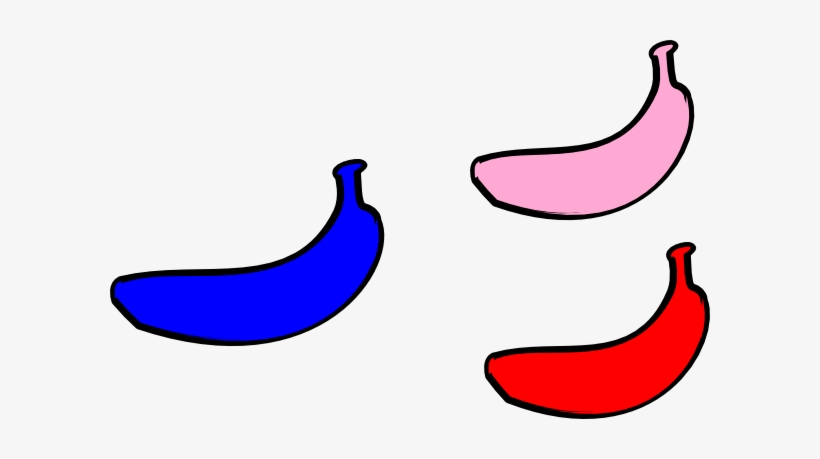 Blue Banana Svg Clip Arts 600 X 379 Px, transparent png download