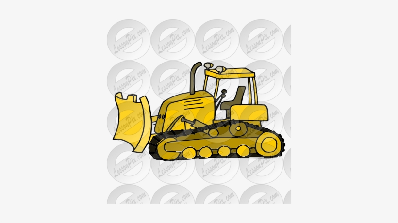 Construction Clipart Bulldozer - Construction, transparent png download