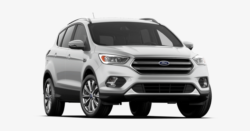 Silver 2017 Ford Escape Black Rims, transparent png download